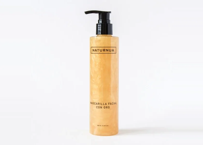 MASCARILLA FACIAL CON ORO Y ÁCIDO HIALURÓNICO - 250 ml.
