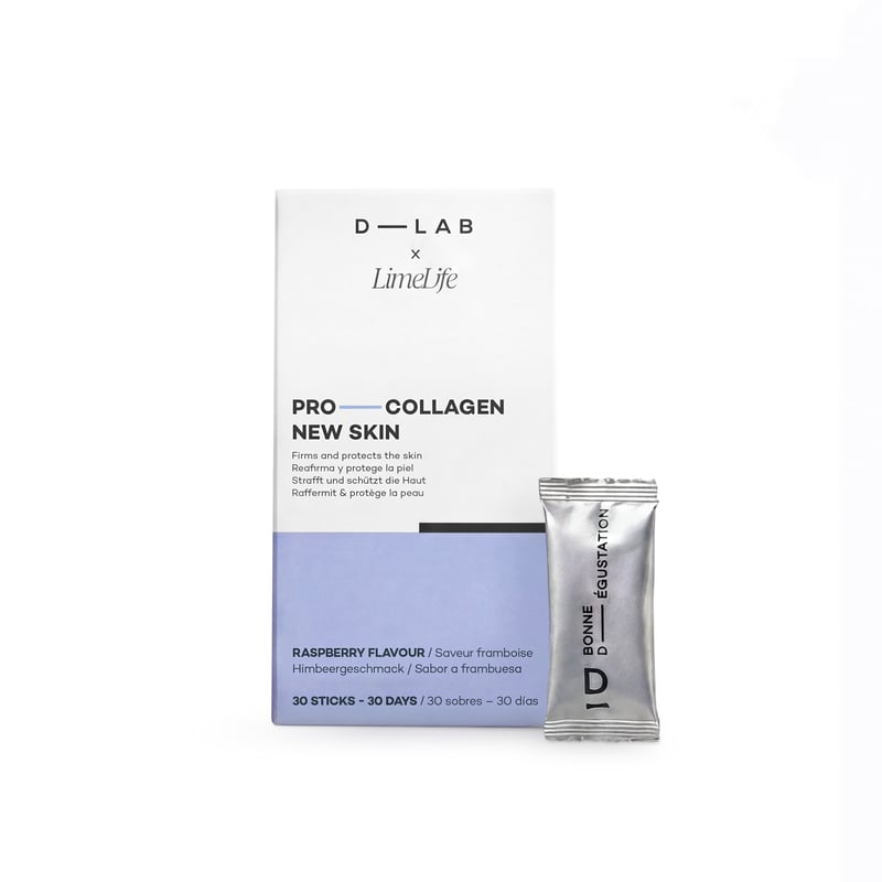 Pro-Collagen New Skin de LimeLife: Colágeno marino · 30 sobres